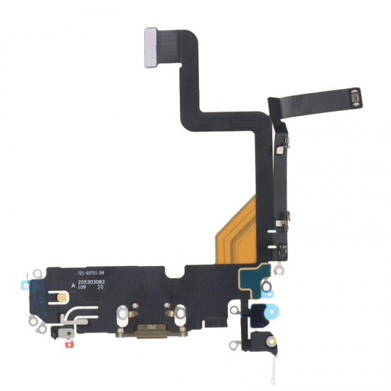 For iPhone 14 Pro Charging Port Flex Cable Gold