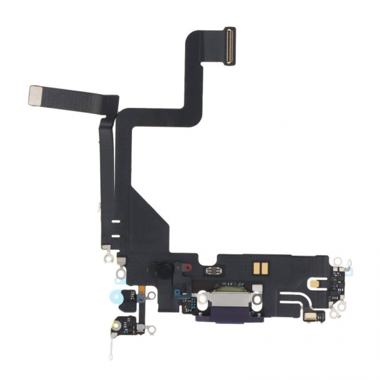 For iPhone 14 Pro Charging Port Flex Cable Purple