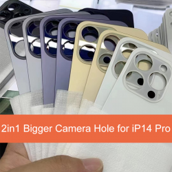 For iPhone 14 Pro Back Glass with Bigger Camera Hole For iPhone 14 Pro Back Glass with Bigger Camera Hole