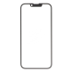 For iPhone 14 Black Front Glass Lens with OCA