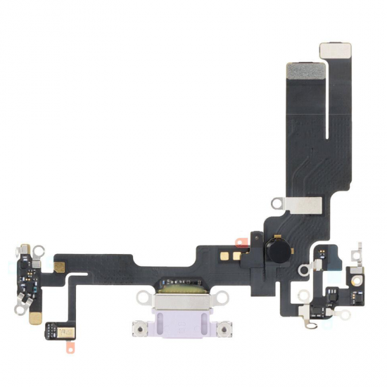 For iPhone 14 Charging Port Flex Cable Purple