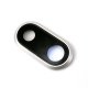 For iPhone 8 Plus Rear Camera Lens with Frame