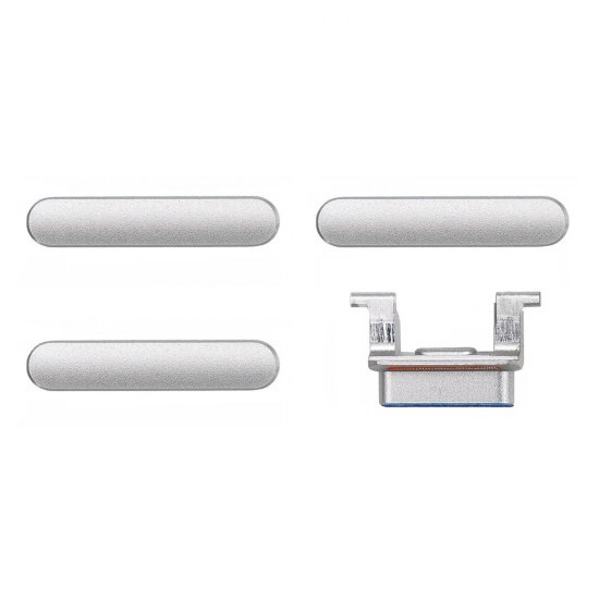 For iPhone 8 Plus Side Buttons Set White