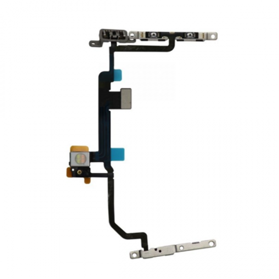 For iPhone 8 PlusPower Button and Volume Button Flex Cable with Metal Plate