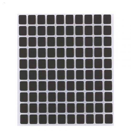 100pcs For iPhone X Display Screen Black Stickers