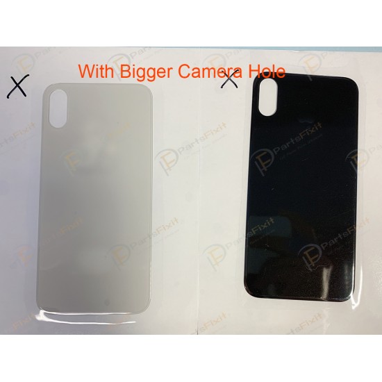 European Version For iPhone X Back Glass with Bigger Camera Hole