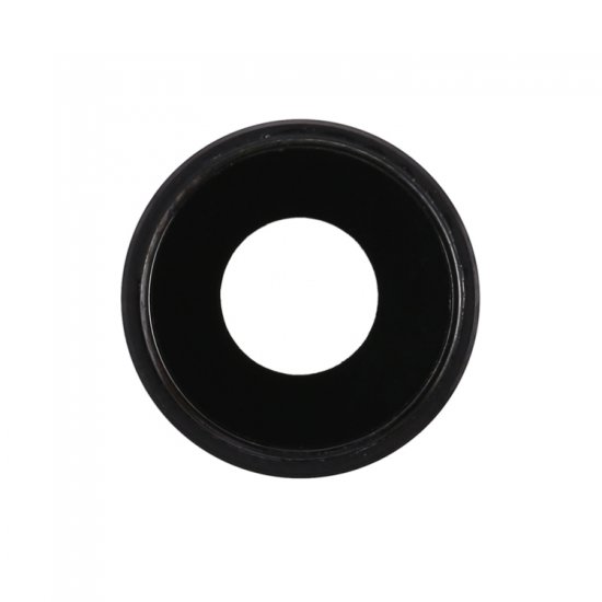 For iPhone XR Camera Lens with Bezel Black