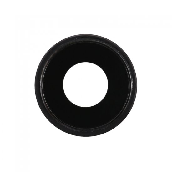 For iPhone XR Camera Lens with Bezel Black For iPhone XR Camera Lens with Bezel Black