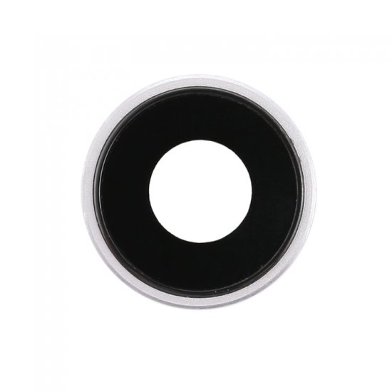 For iPhone XR Camera Lens with Bezel White