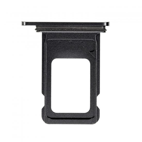 For iPhone XR Dual Sim Card Tray Black