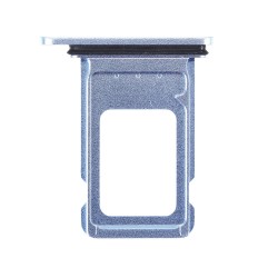 For iPhone XR Dual Sim Card Tray Blue