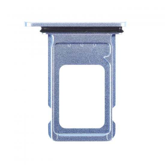 For iPhone XR Dual Sim Card Tray Blue