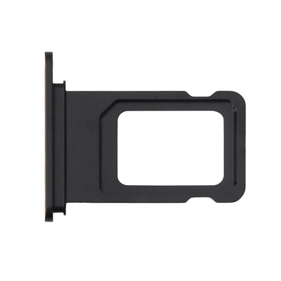 For iPhone XR Singal Sim Card Tray Black