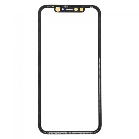 For iPhone XR Front Glass with Frame