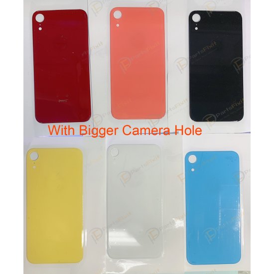 For iPhone XR Back Glass with Bigger Camera Hole For iPhone XR Back Glass with Bigger Camera Hole