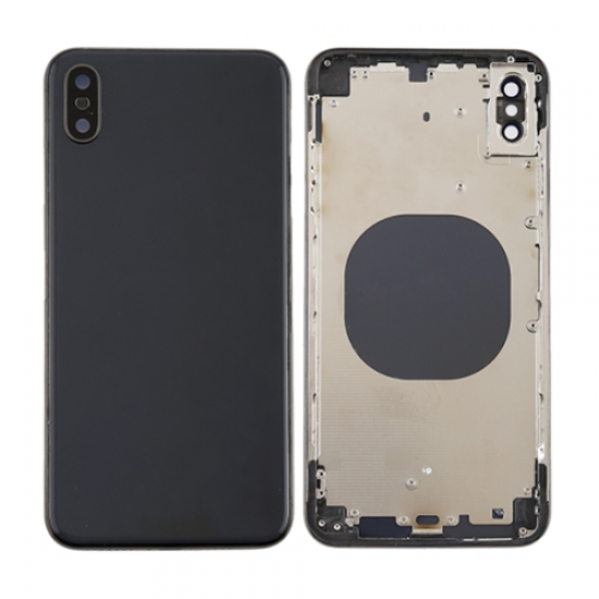 For iPhone Xs Max Rear Housing Black