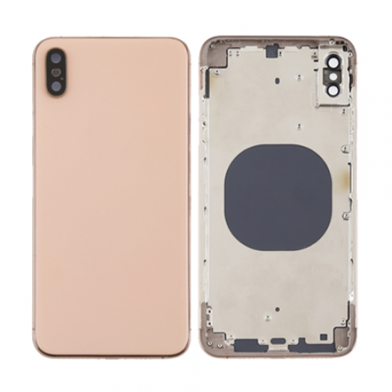 For iPhone Xs Max Rear Housing Gold