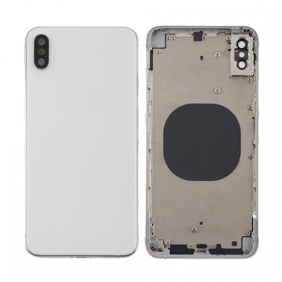 For iPhone Xs Max Rear Housing Cover White