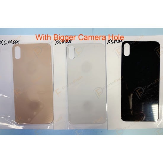 For iPhone XS Max Back Glass with Bigger Camera Hole For iPhone XS Max Back Glass with Bigger Camera Hole