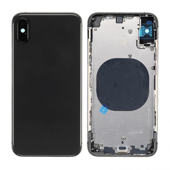 For iPhone Xs Battery Cover Back Housing Black