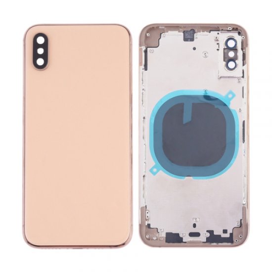 For iPhone Xs Battery Cover Back Housing Gold