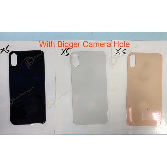 For iPhone XS Back Glass with Bigger Camera Hole For iPhone XS Back Glass with Bigger Camera Hole