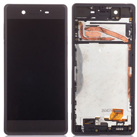 Sony Xperia X LCD Screen Replacement With Frame Black OEM