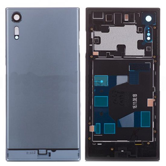 Sony Xperia XZs Battery Door With Camera Lens Blue Ori