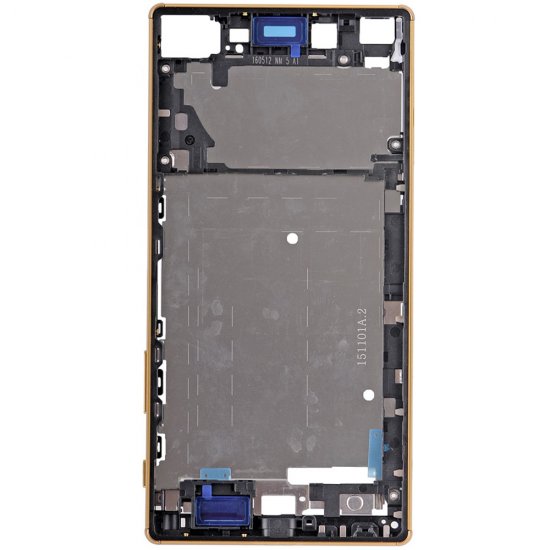 Sony Xperia Z5 Premium Front Housing Gold Ori (Dual Card Version)