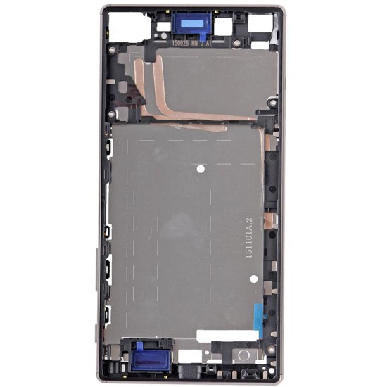  Sony Xperia Z5 Premium Front Housing Silver Ori (Dual Card Version)