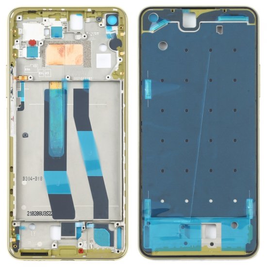 For Xiaomi Mi 11 Lite 5G Front Housing Yellow Ori