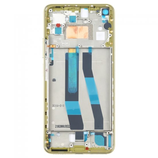 For Xiaomi Mi 11 Lite 5G Front Housing Yellow Ori