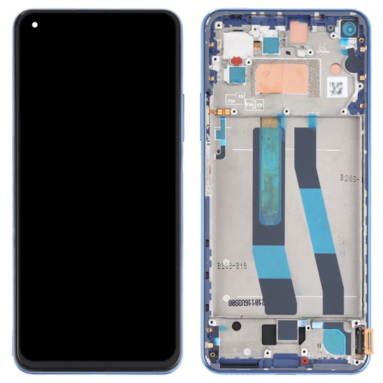 For Xiaomi Mi 11 Lite LCD With Frame Assembly Blue Ori