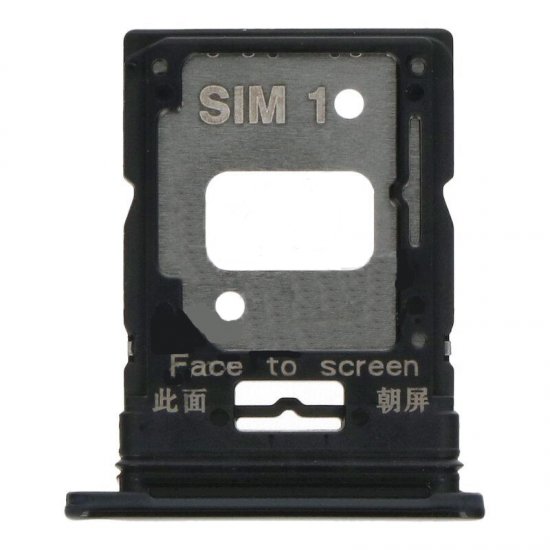 For Xiaomi Mi 11 Lite SIM Card Tray Dual Card Version Black Ori