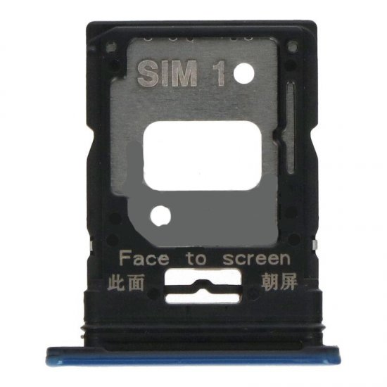 For Xiaomi Mi 11 Lite SIM Card Tray Dual Card Version Blue Ori