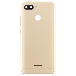 Xiaomi Redmi 6 Battery Door Gold Ori Dual Card Version 