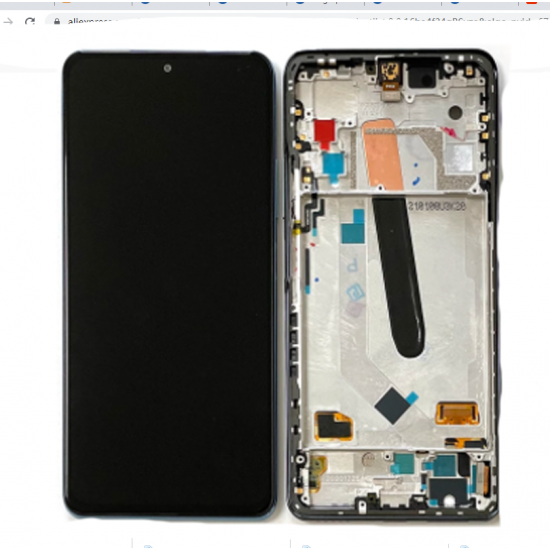 For Xiaomi Mi 11i LCD With Frame Assembly Black Ori