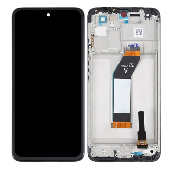 Xiaomi Redmi 10/Note 11 4G/10 Prime LCD Assembly With Frame Black