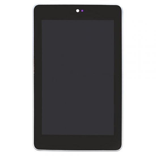 LCD Screen with Frame  for Asus Google Nexus 7 Silver