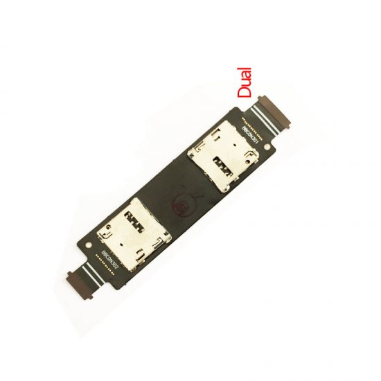 Dual Card Reader Contact Flex Cable Ribbon for Asus Zenfone 5