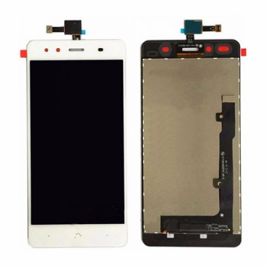 For BQ Aquaris X5 LCD with Digitizer Assembly White