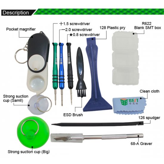 Open Tools BST-607 for iPhone 3 4 4S 5 5S Disassemble