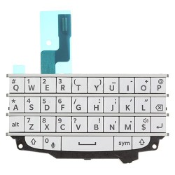 Keypad with Flex Cable for BlackBerry Q10 White