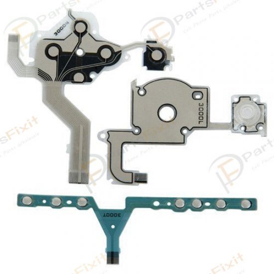 Home Volume Start Key Flex + Left Keypad Flex + Right Keypad Flex for PSP 3000