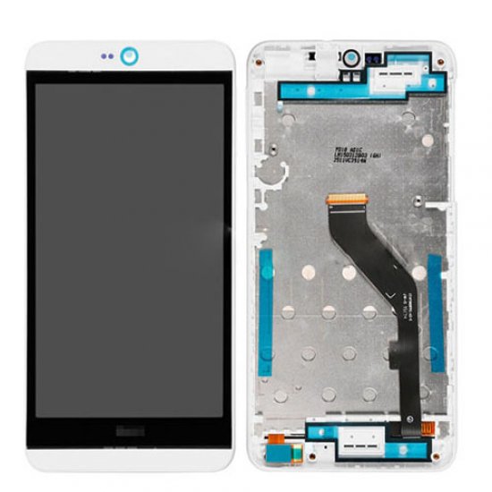 LCD Screen with Frame for HTC Desire 826 White 
