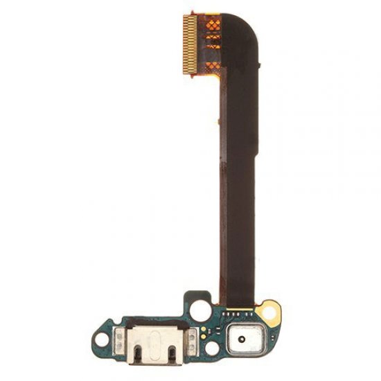  For HTC One M7 Charging Port Flex Cable with Microphone