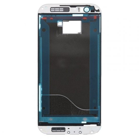 Front Frame for HTC One M8 Silver