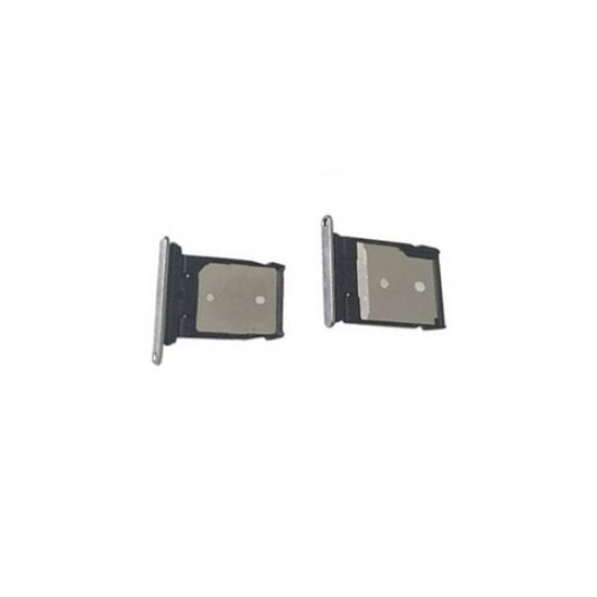 SD Card and Sim Card Tray for HTC A9 Silver