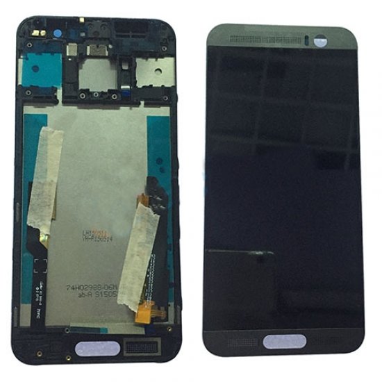 LCD and Digitizer Touch Screen With Frame for HTC M9 Plus Gray