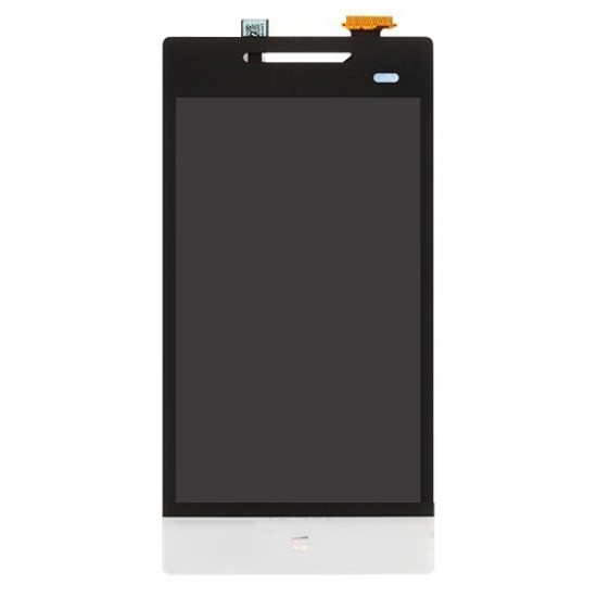 LCD and Touch Screen Digitizer Assembly Replacement for HTC 8S A620 White